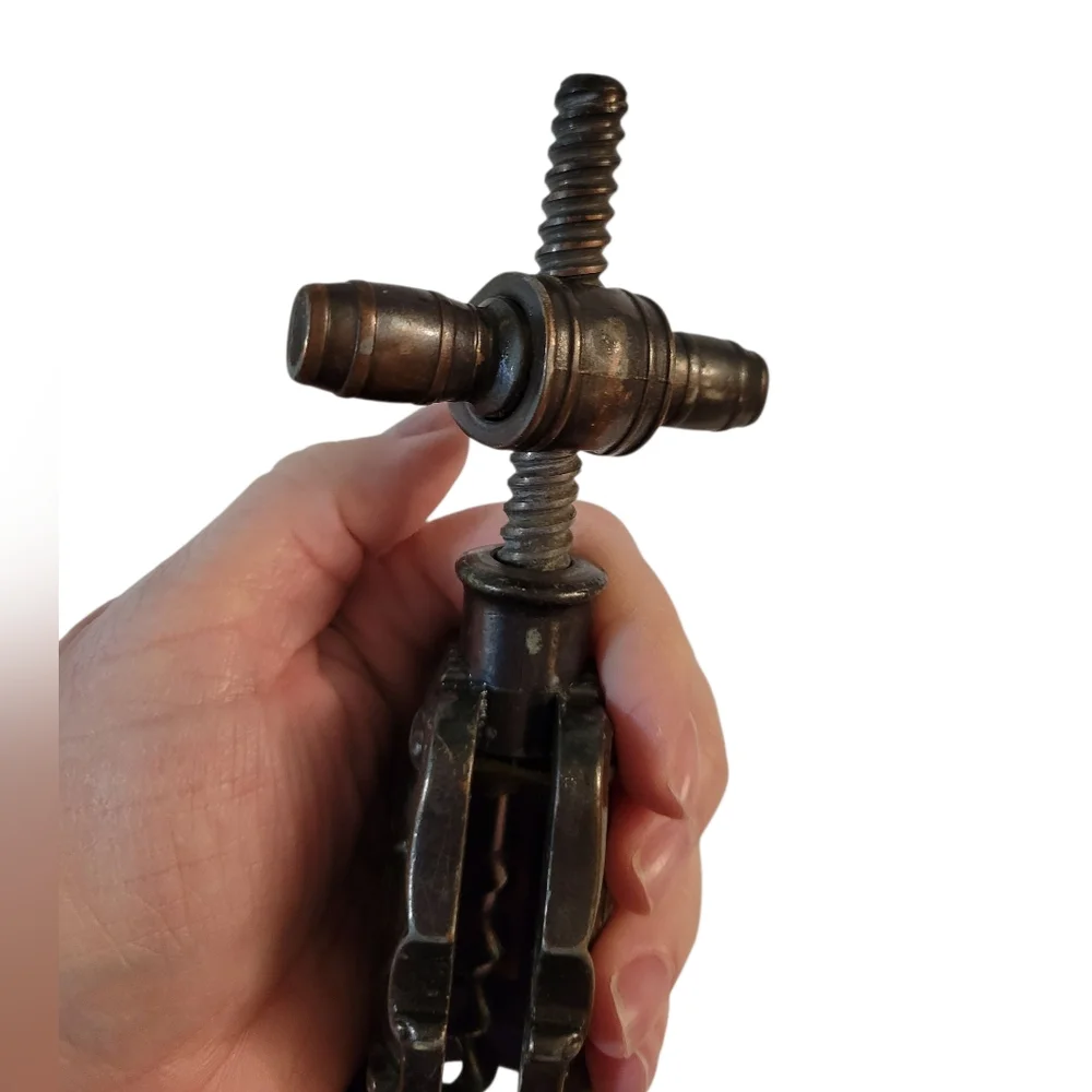 Vintage Fattoria Picedo Vini Pregiati Corkscrew Bronze Made In Italy